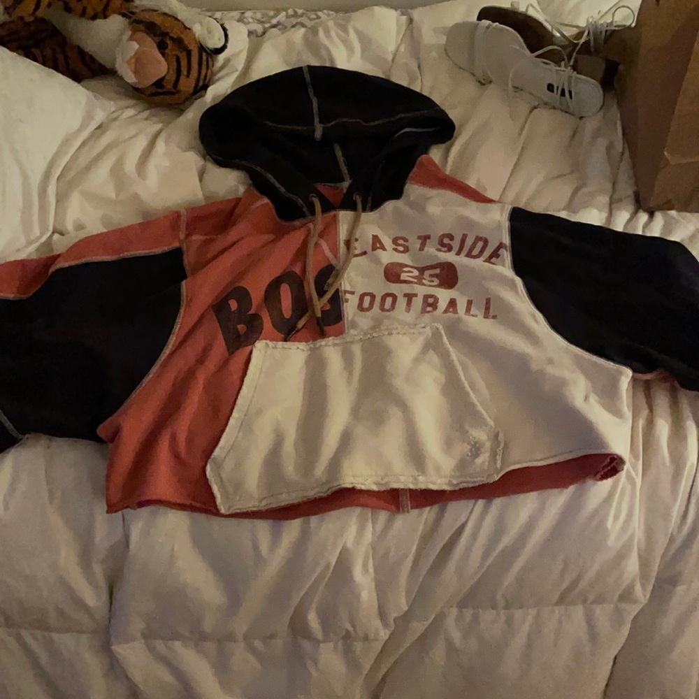 Free people cropped sweatshirt